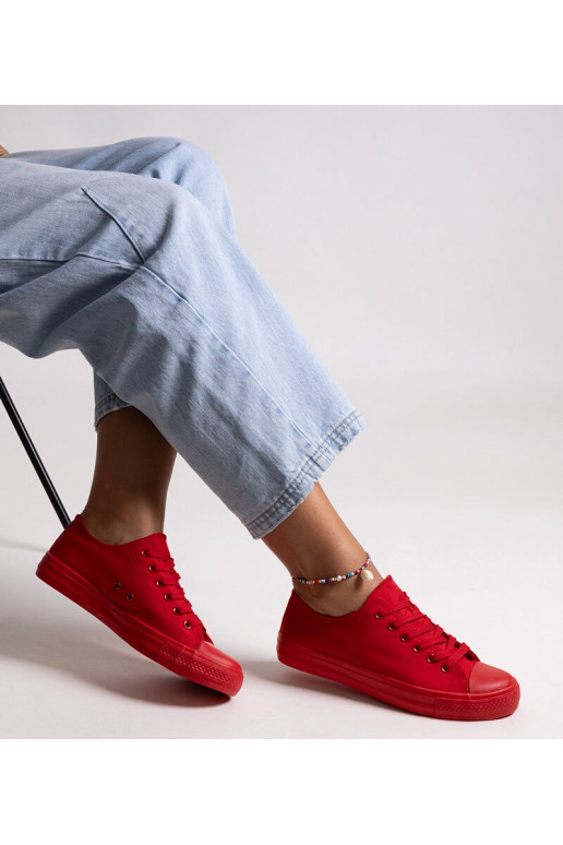 Sneakers classiche rosse Nudar