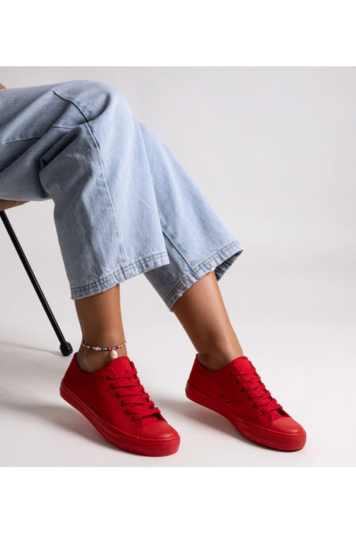 Sneakers classiche rosse Nudar