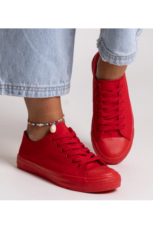 Sneakers classiche rosse Nudar