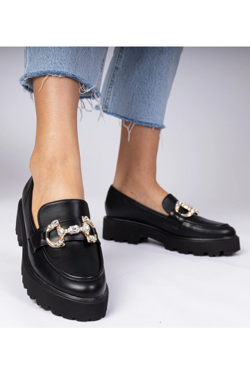 Mokasyny eleganti neri con... 2