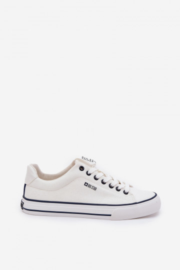 Scarpe basse da uomo Big Star NN174017 bianche 2