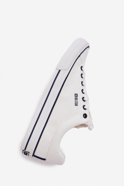 Scarpe basse da uomo Big Star NN174017 bianche
