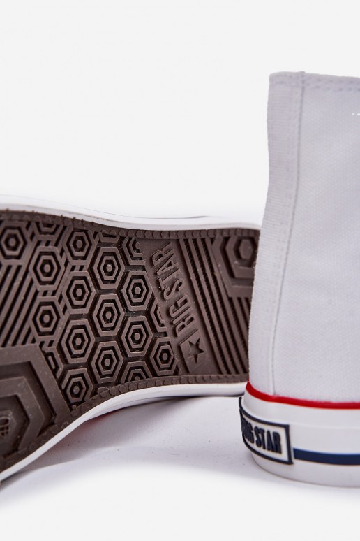  Scarpe casual da uomo Big Star NN174305 HI-POLY SYSTEM Colore bianco