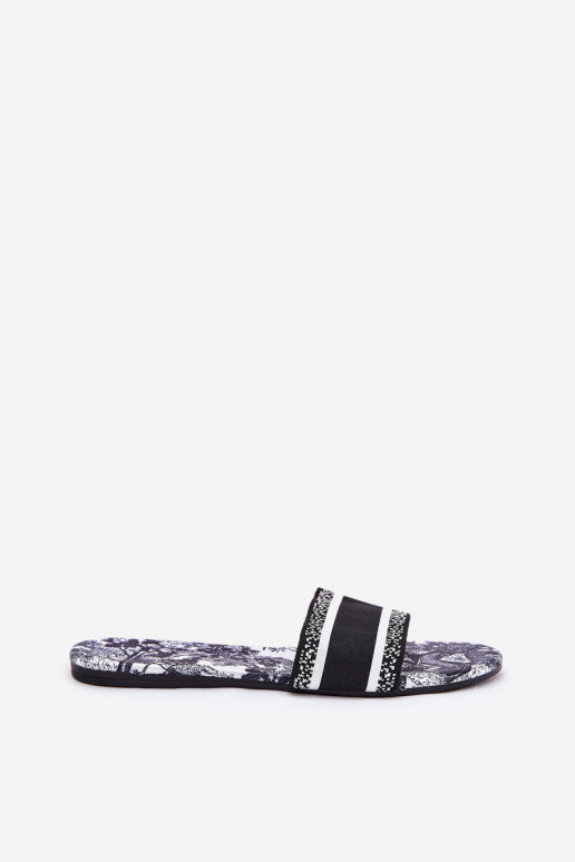 Elegantellato isoscele Pantofole da donna colore nero Leysi