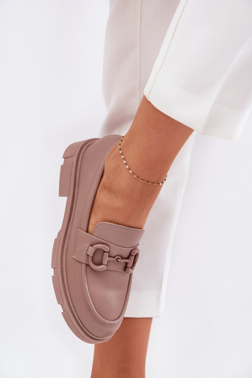 mocassini da donna Eko Pelle Con decorazioni Detalem colore kaki Seftass mocassini da donna Eko Pelle Con decorazioni Detalem colore kaki Seftass