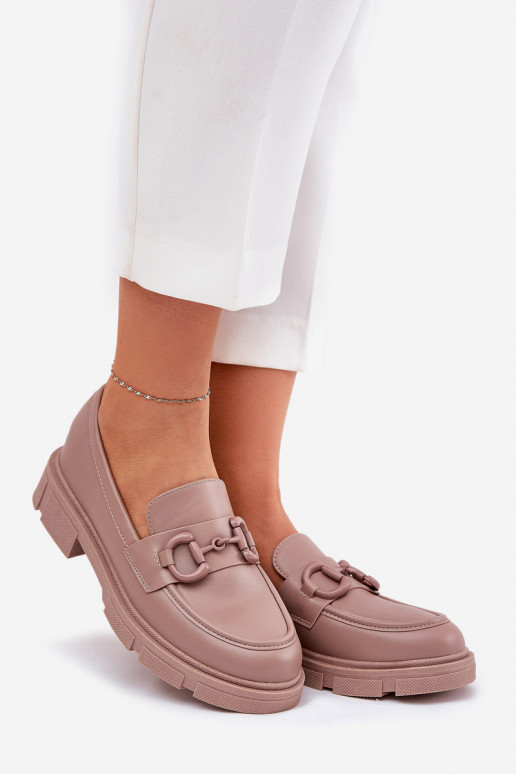 mocassini da donna Eko Pelle Con decorazioni Detalem colore kaki Seftass mocassini da donna Eko Pelle Con decorazioni Detalem colore kaki Seftass