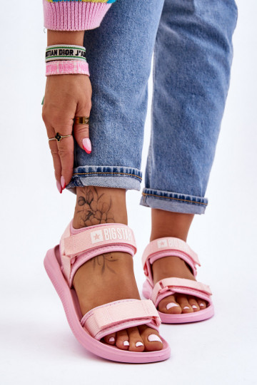 Sandali sportivi da donna Big Star LL274729 rosa 2