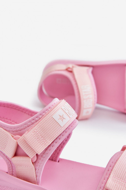 Femminile Stile sportivo sandali Big Star LL274729 colore rosa