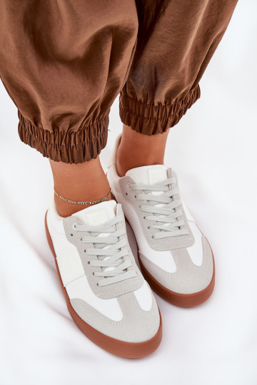 Scarpe modello sneakers Femminile Big Star RR274371 Bianco-colore grigio 2