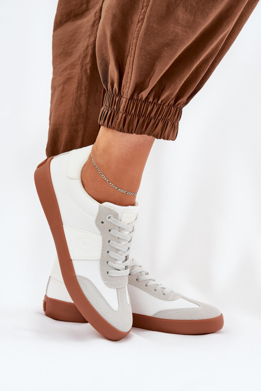 Scarpe modello sneakers Femminile Big Star RR274371 Bianco-colore grigio