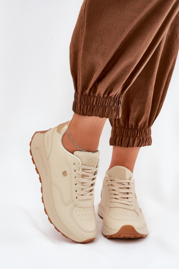  scarpe da ginnastica Femminile Big Star RR274630 HI-POLY SYSTEM beige