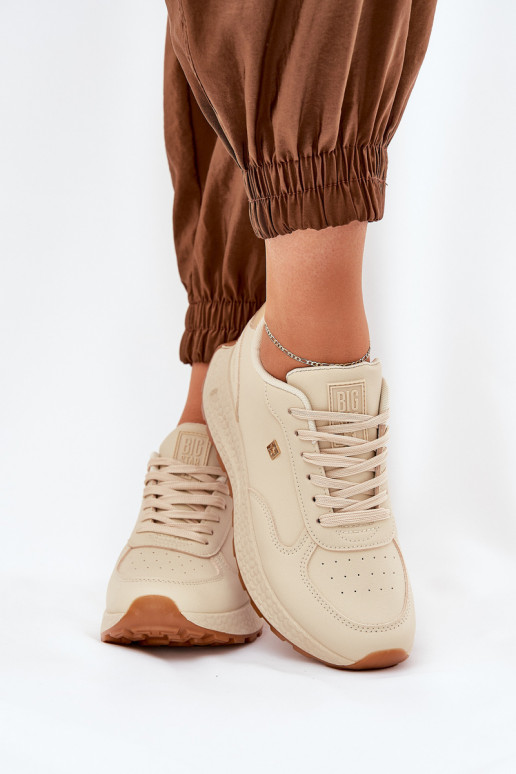  scarpe da ginnastica Femminile Big Star RR274630 HI-POLY SYSTEM beige