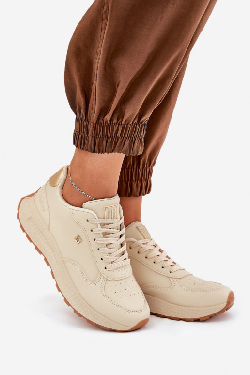  scarpe da ginnastica Femminile Big Star RR274630 HI-POLY SYSTEM beige