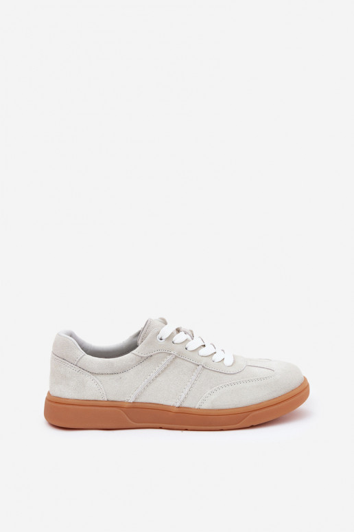 dalla pelle scamosciata Basso Scarpe modello sneakers Femminile colore grigio Paliana