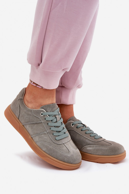 dalla pelle scamosciata Basso Scarpe modello sneakers Femminile colore verde Paliana dalla pelle scamosciata Basso Scarpe modello sneakers Femminile colore verde Paliana