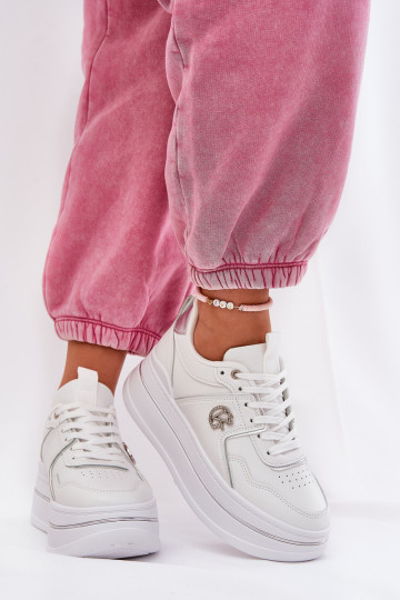 Sneakers bianche con...