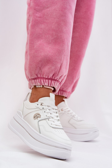 Sneakers bianche con... 2