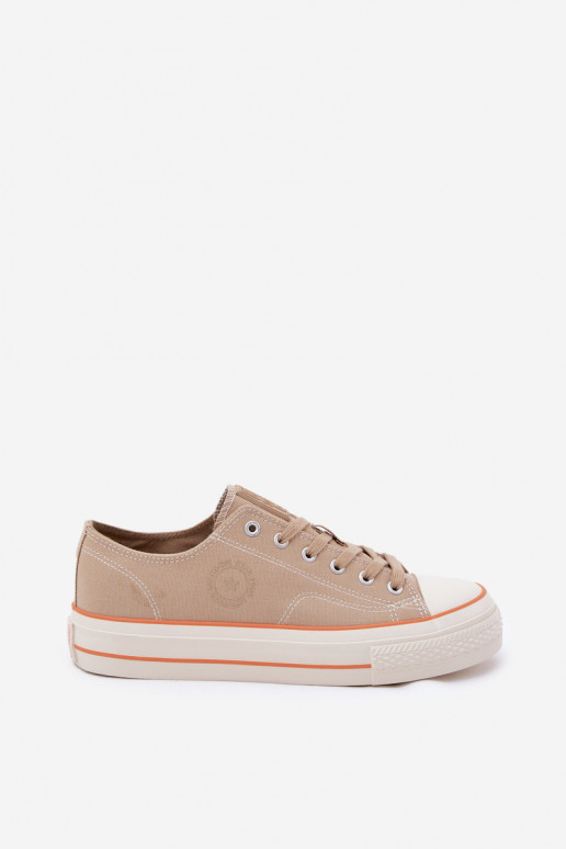 Scarpe casual da uomo con una piattaforma Big Star RR174323 beige