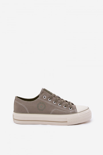 Scarpe casual verdi con piattaforma da uomo Big Star RR174325 2