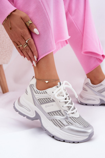 Scarpe sportive bianche da donna Big Star RR274A195