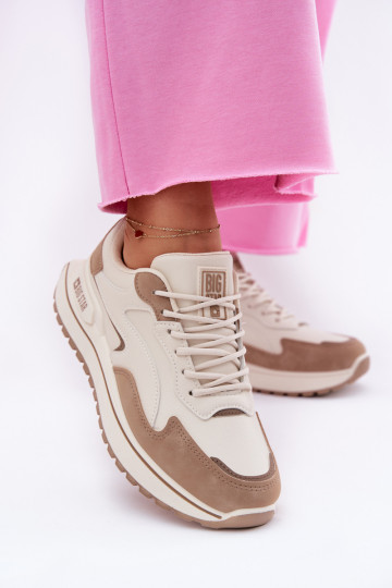 Scarpe modello sneakers Femminile Big Star RR274A216 HI-POLY SYSTEM beige