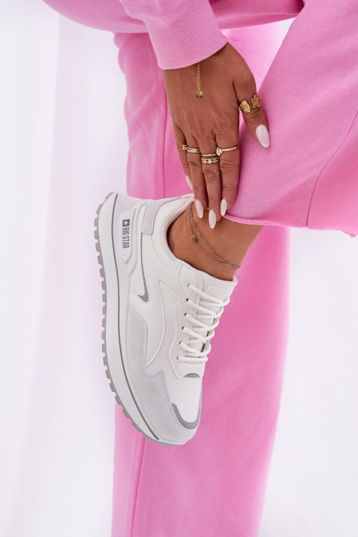 Scarpe modello sneakers Femminile Big Star RR274A213 HI-POLY SYSTEM Colore bianco