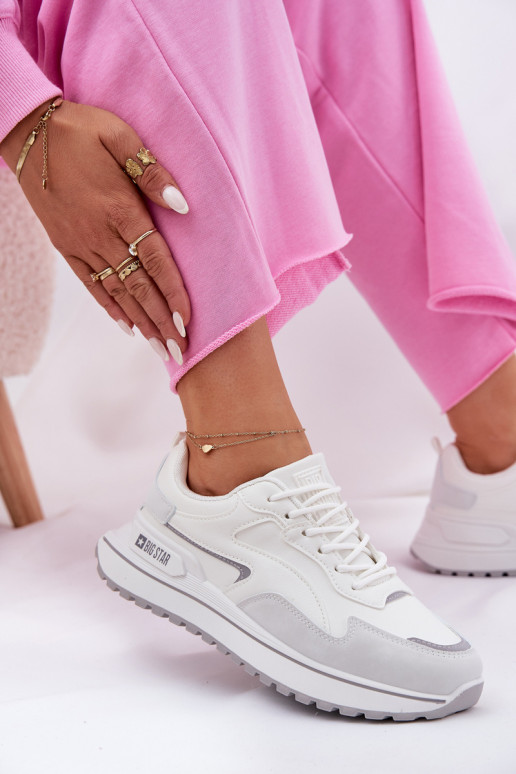 Scarpe modello sneakers Femminile Big Star RR274A213 HI-POLY SYSTEM Colore bianco