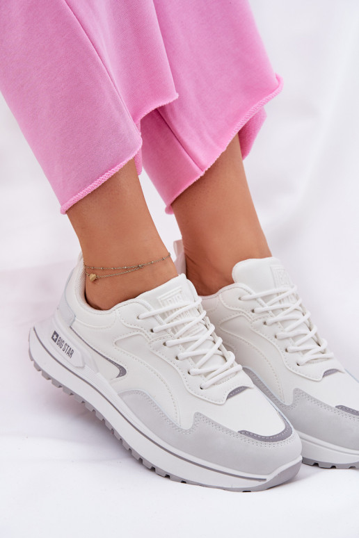 Scarpe modello sneakers Femminile Big Star RR274A213 HI-POLY SYSTEM Colore bianco