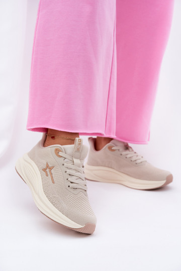 scarpe da ginnastica Scarpe modello sneakers Femminile Big Star RR274A145 HI-POLY SYSTEM beige 2