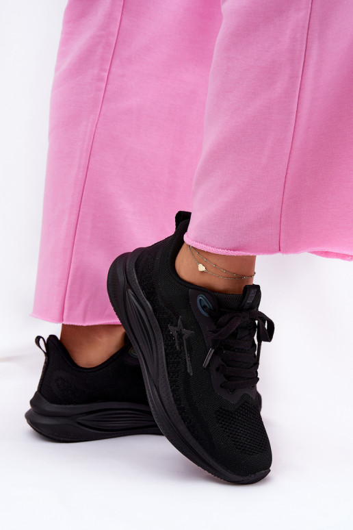 scarpe da ginnastica Scarpe modello sneakers Femminile Big Star RR274A144 HI-POLY SYSTEM colore nero