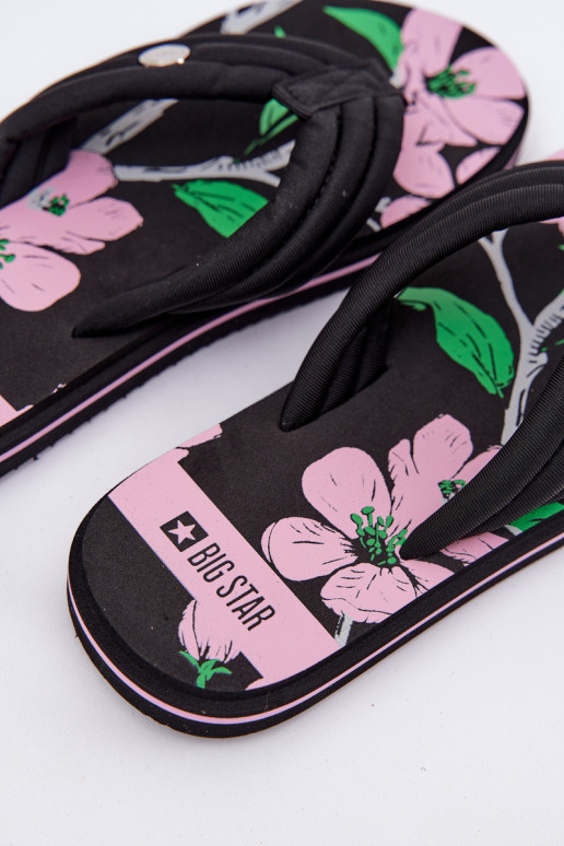 Pantofole Pantofole da donna Pantofole leggere Big Star RR274A111 colore nero