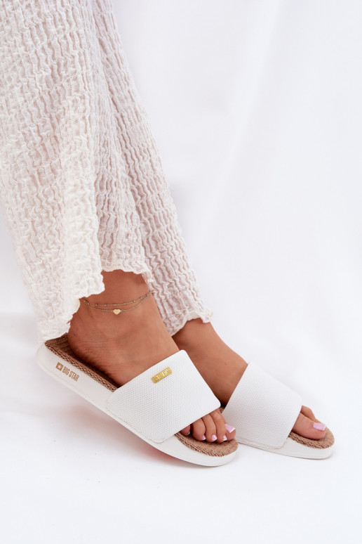 Pantofole da donna Big Star RR274A103 Colore bianco