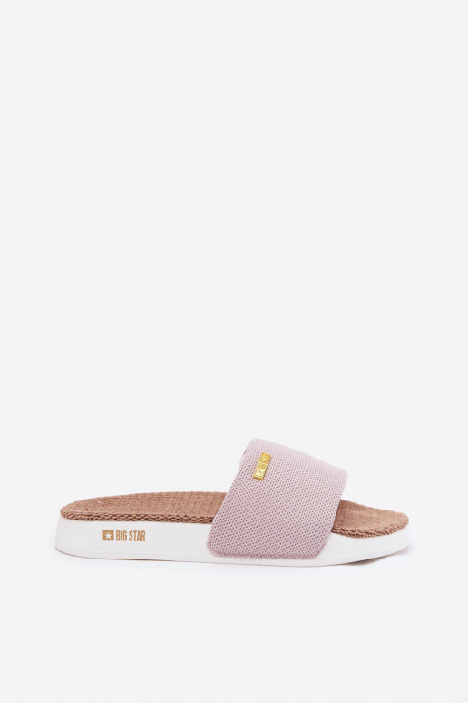 Pantofole da donna Big Star RR274A105 Tonalità rosa chiaro