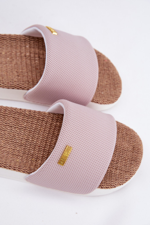 Pantofole da donna Big Star RR274A105 Tonalità rosa chiaro