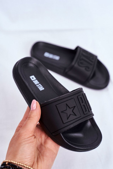 Ciabatte nere con Big Star DD374157