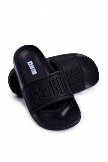 Ciabatte nere con Big Star DD374157 2