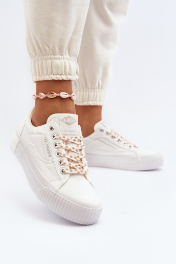 Scarpe bianche da donna Lee Cooper LCIN-24-31-2170 2