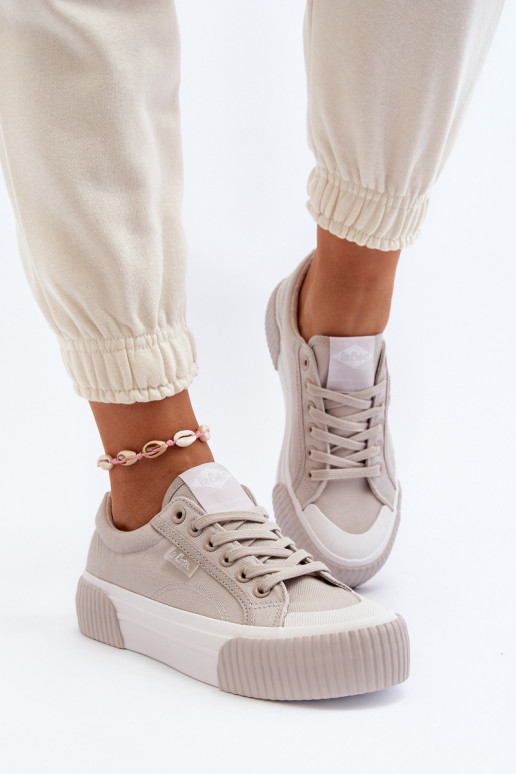Scarpe per il tempo libero Su una suola spessa Lee Cooper LCIN-24-31-2178 colore grigio