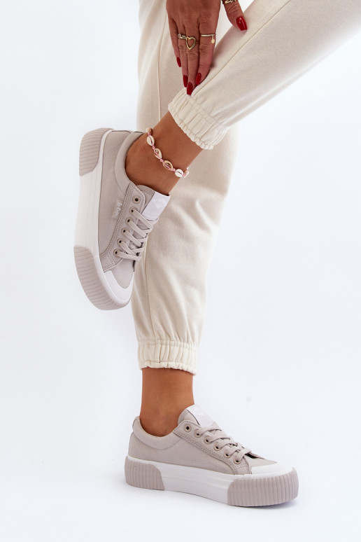 Scarpe per il tempo libero Su una suola spessa Lee Cooper LCIN-24-31-2178 colore grigio