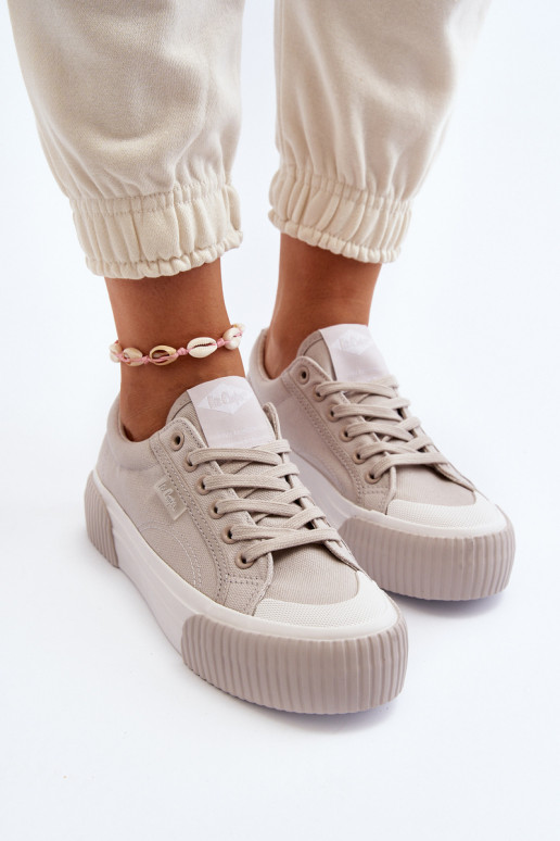 Scarpe per il tempo libero Su una suola spessa Lee Cooper LCIN-24-31-2178 colore grigio