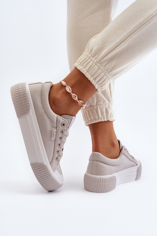 Scarpe per il tempo libero Su una suola spessa Lee Cooper LCIN-24-31-2178 colore grigio