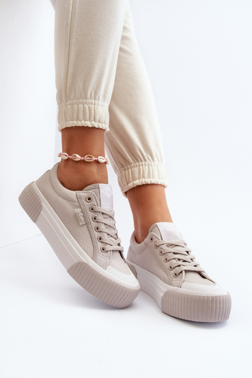Scarpe per il tempo libero Su una suola spessa Lee Cooper LCIN-24-31-2178 colore grigio