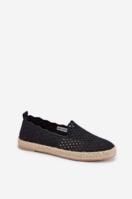 Espadrillas Con treccia Vinceza 13625 colore nero Espadrillas Con treccia Vinceza 13625 colore nero