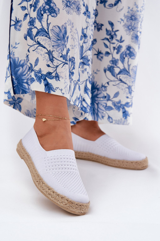 Femminile espadrillas Con treccia Vinceza 13624 Colore bianco Femminile espadrillas Con treccia Vinceza 13624 Colore bianco