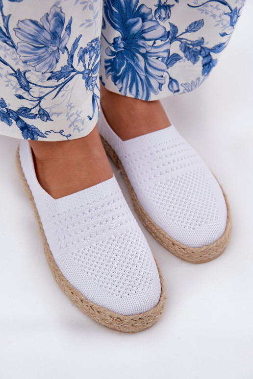 Femminile espadrillas Con treccia Vinceza 13624 Colore bianco Femminile espadrillas Con treccia Vinceza 13624 Colore bianco