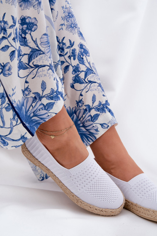 Femminile espadrillas Con treccia Vinceza 13624 Colore bianco Femminile espadrillas Con treccia Vinceza 13624 Colore bianco