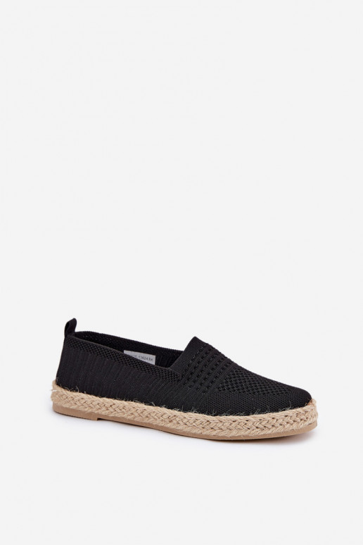 Femminile espadrillas Con treccia Vinceza 13624 colore nero