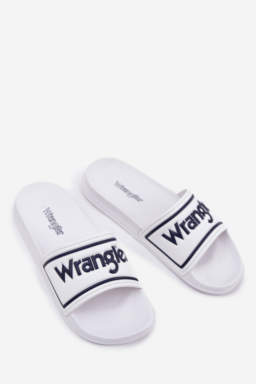 Pantofole Deveschio INRANGLER AVERELL SLIDER MEN LOIN 20251042.1FG Colore bianco