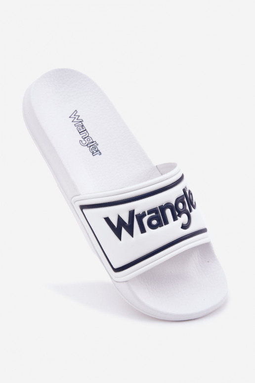 Pantofole Deveschio INRANGLER AVERELL SLIDER MEN LOIN 20251042.1FG Colore bianco