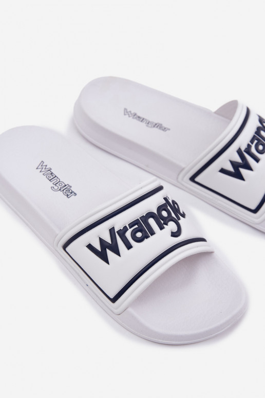 Pantofole Deveschio INRANGLER AVERELL SLIDER MEN LOIN 20251042.1FG Colore bianco